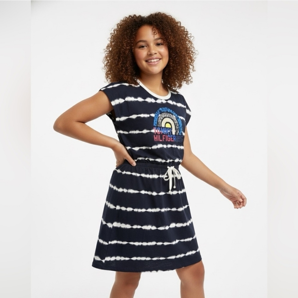🍁NWT - TOMMY HILFIGER - KIDS DRESS / PTP - 18 / L - 33